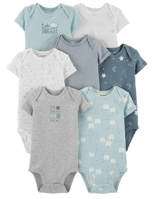 7-Pack Elephant Original Bodysuits