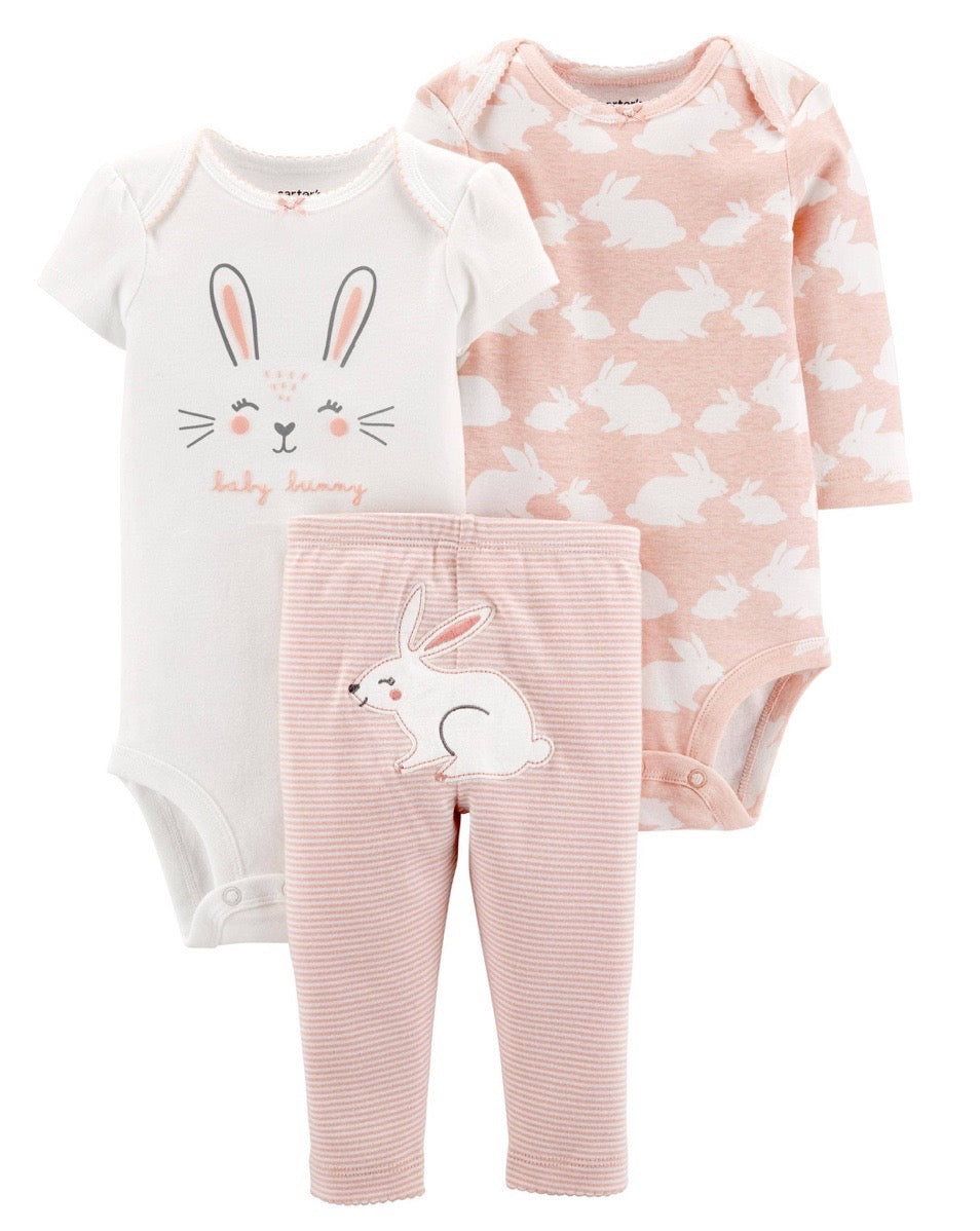 3-Piece Bunny Little Character Set