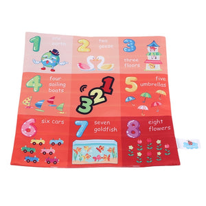 Kids Learning Educational Newspaper Cloth Book Baby Toys For Newborn Soft Cloth Book 0-12 Months Baby Puzzle Teaching Aids