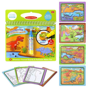 Magic Water Drawing Book Coloring Book Doodle & Magic Pen Painting Drawing Board For Kids Toys Birthday Gift